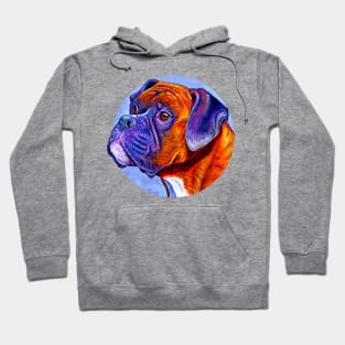 Colorful Brindle Boxer Dog Hoodie